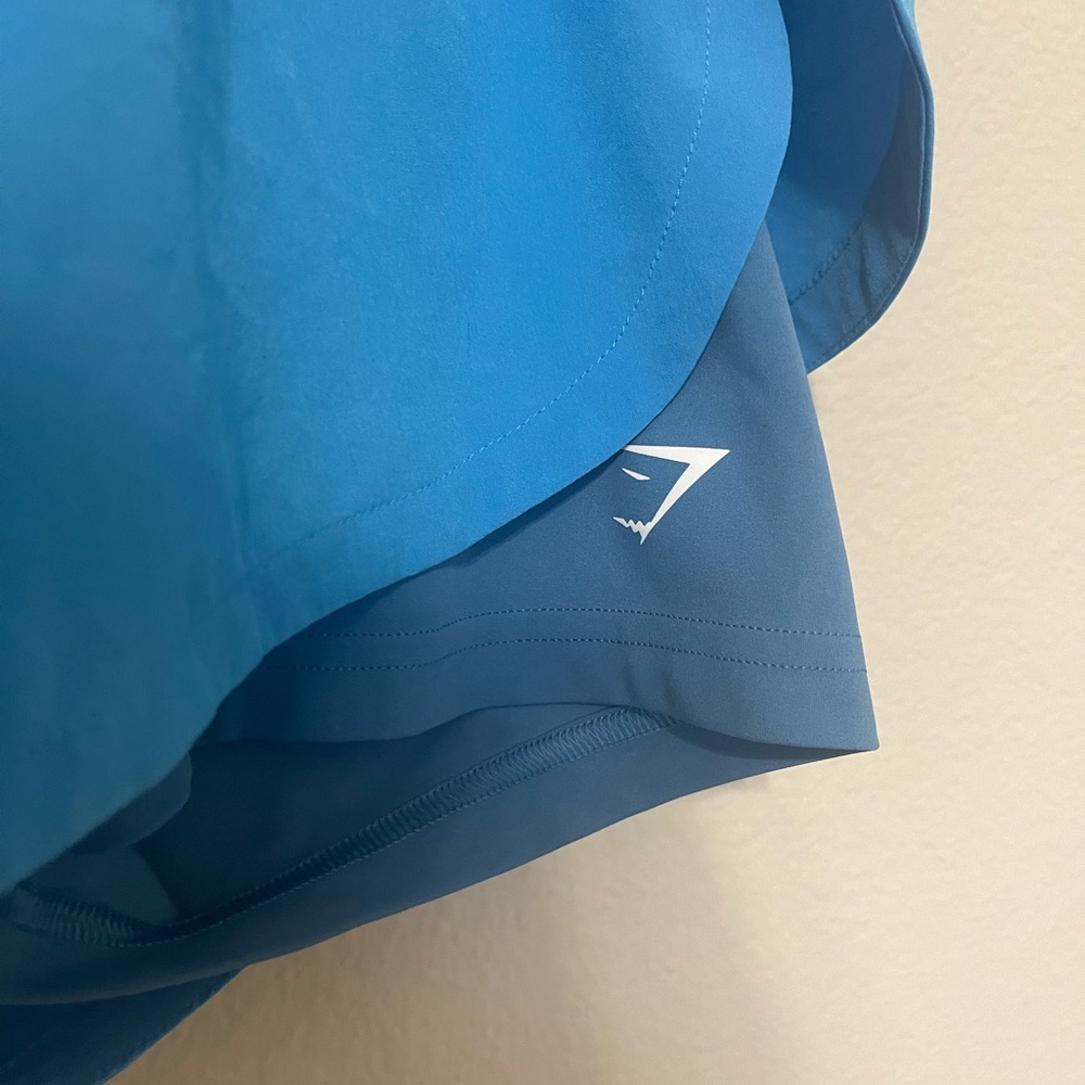 Gymshark Large Running 2 In 1 Shorts Electric Blu… - image 7